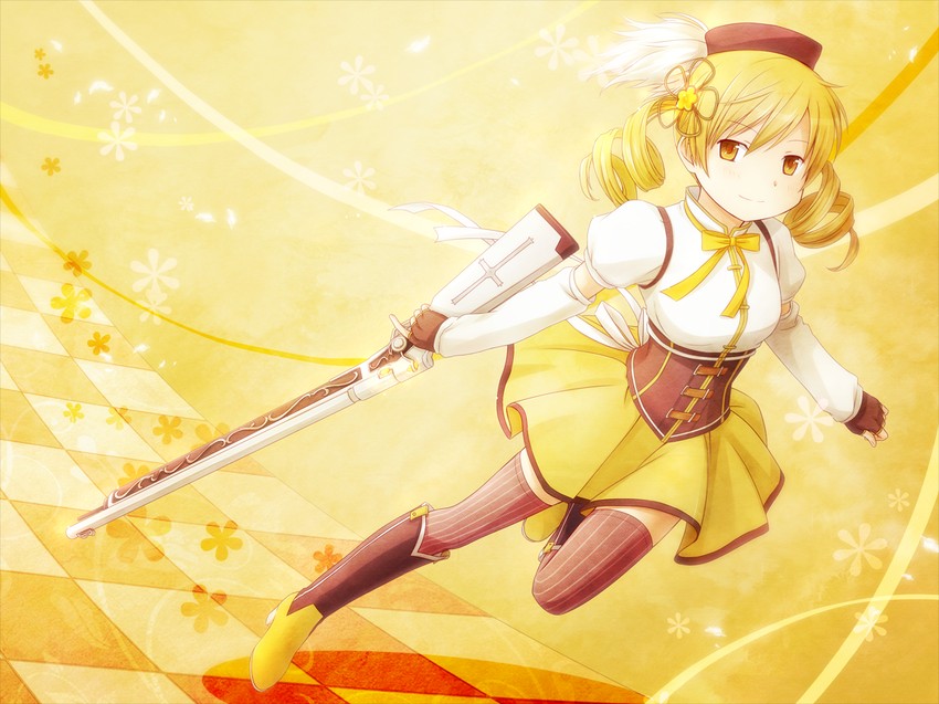 tomoe mami (mahou shoujo madoka magica) drawn by arya_(tianhua)