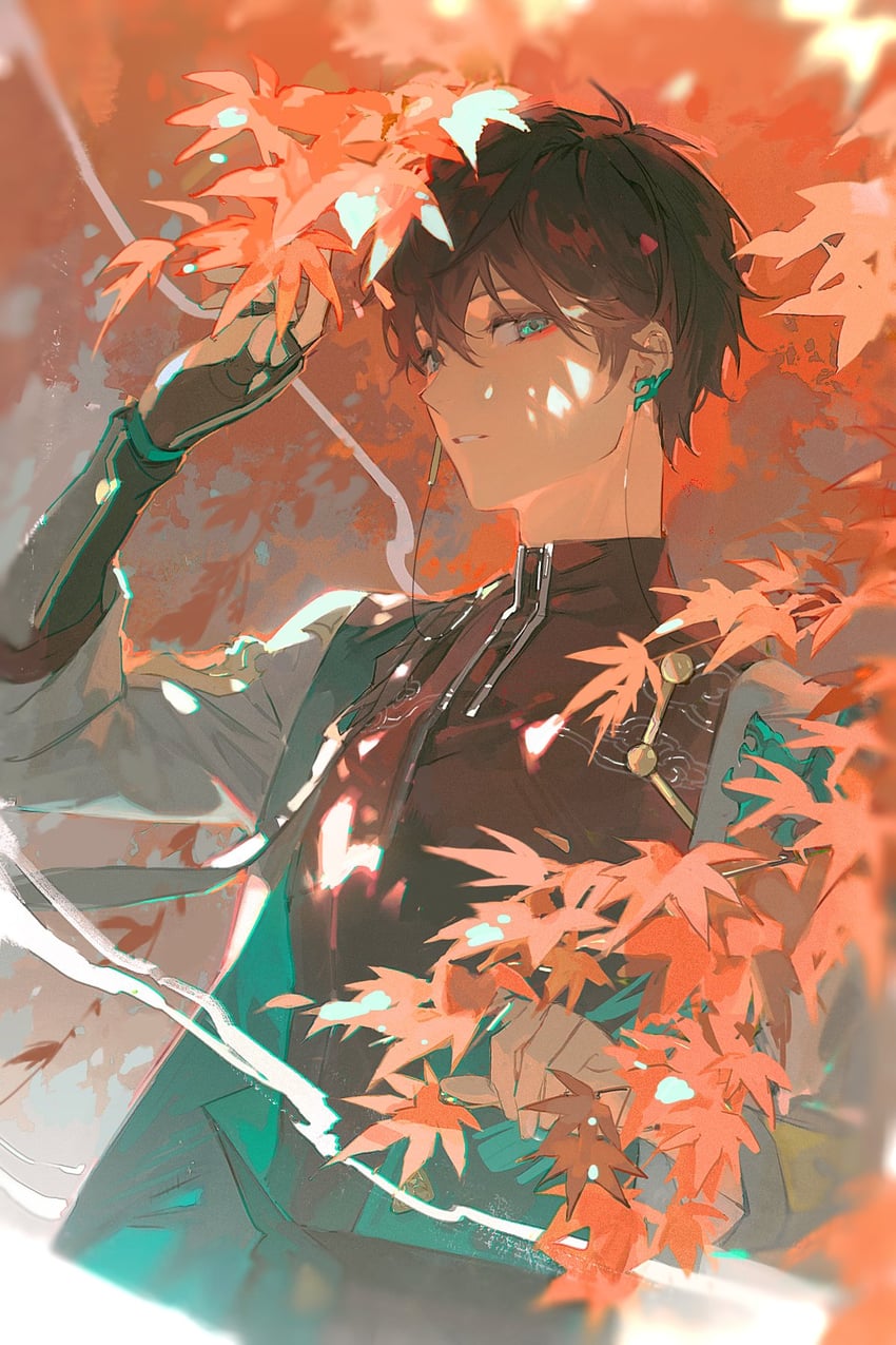 dan heng (honkai and 1 more) drawn by noland