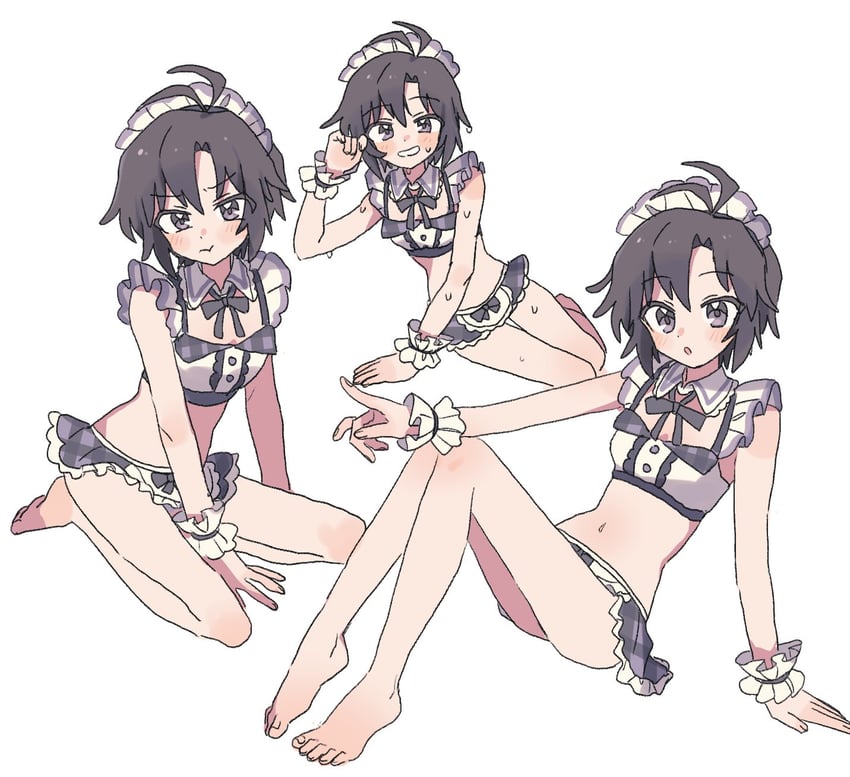 kikuchi makoto (idolmaster and 2 more) drawn by pnt_0202