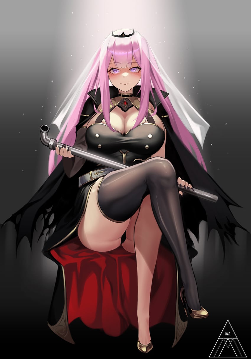 mori calliope (hololive and 1 more) drawn by mad_kimo