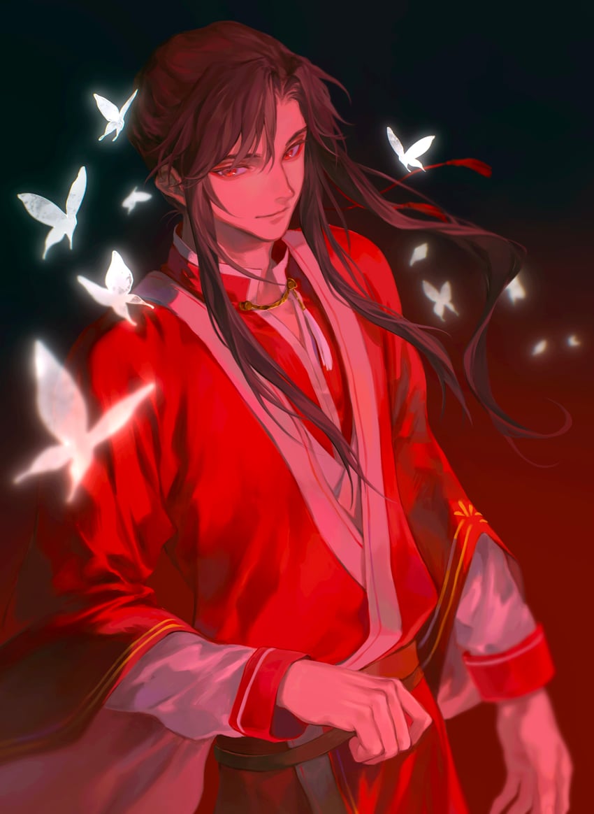 hua cheng and san lang (tianguan cifu) drawn by sei_(_mo1008)