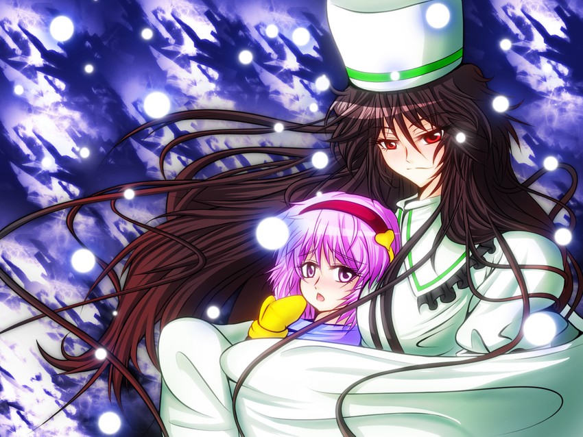 komeiji satori and reiuji utsuho (touhou) drawn by untue