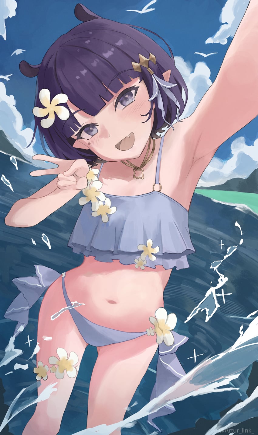 ninomae ina'nis (hololive and 1 more) drawn by artur_link