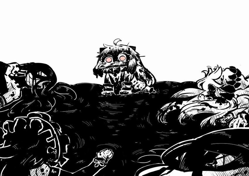 northern ocean princess, isolated island oni, midway princess, and battleship water oni (kantai collection) drawn by tanaka_kusao