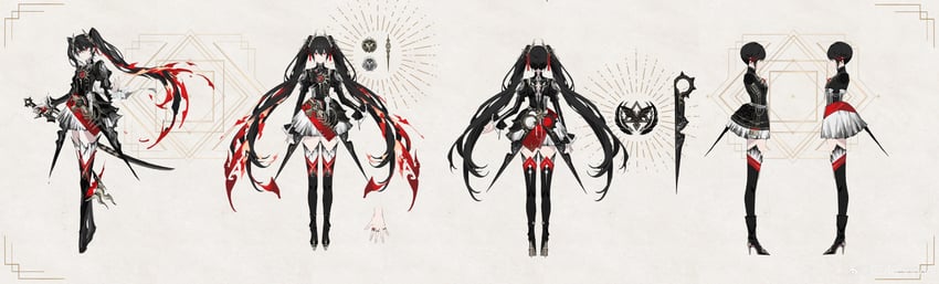 lucia and lucia: pyroath (punishing: gray raven) drawn by cyyyyy