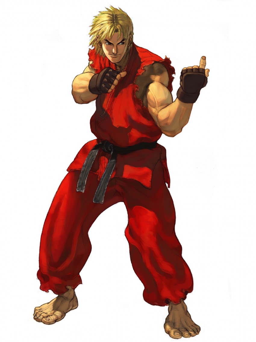 ken masters (street fighter and 1 more) drawn by ikeno_daigo