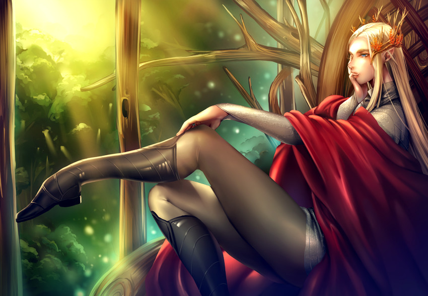 thranduil (tolkien's legendarium and 1 more) drawn by riko_(k_riko)