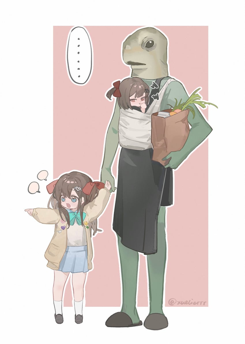neuro-sama, evil neuro-sama, and vedal987 (vedal ai and 1 more) drawn by xuelierrr