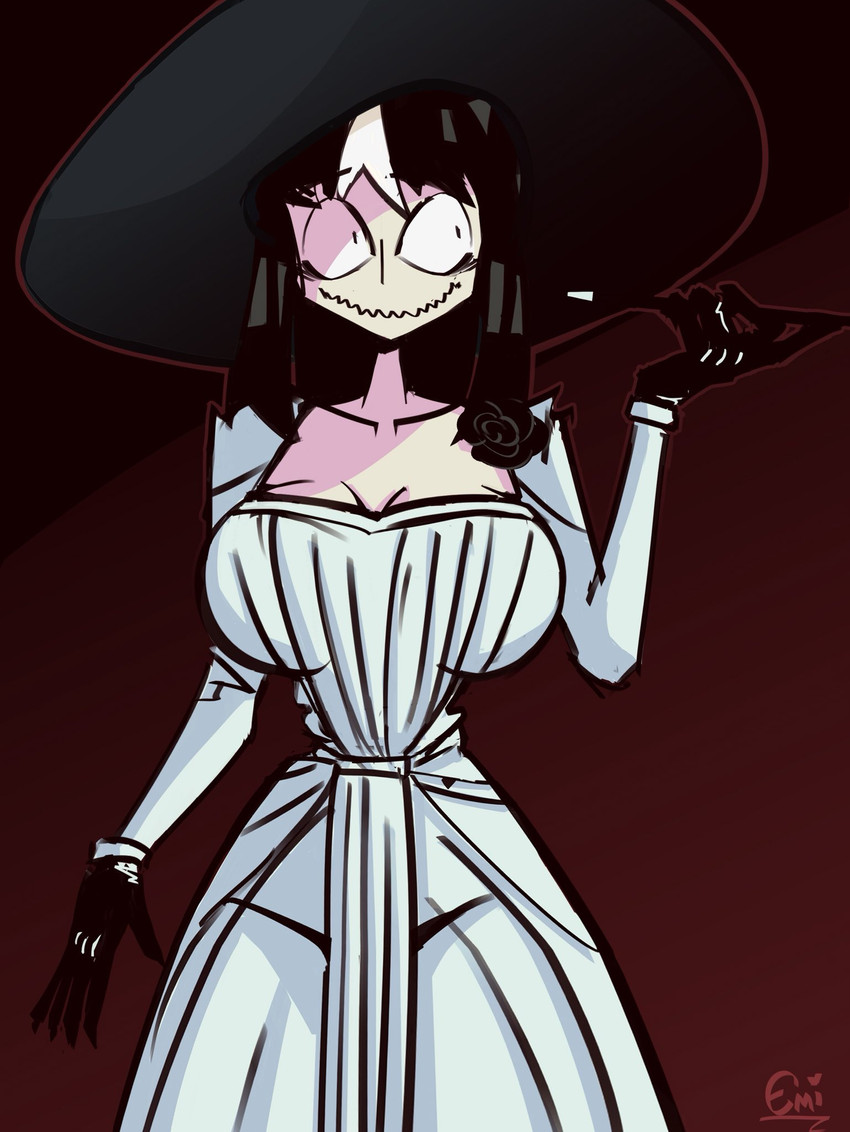 alcina dimitrescu and noss (resident evil and 2 more) drawn by emifern_art