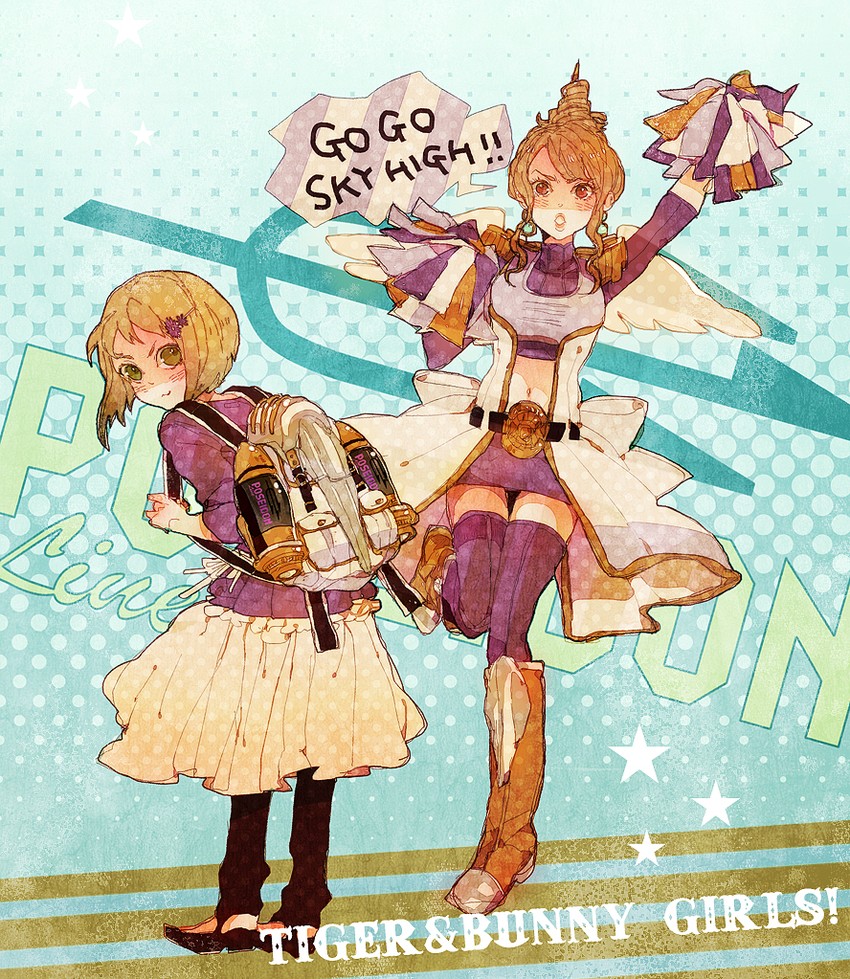huang pao-lin, karina lyle, and sky high (tiger & bunny) drawn by sachiko_(omame)