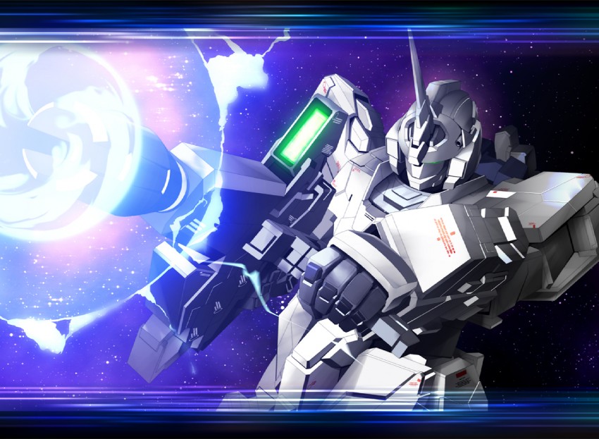 unicorn gundam (gundam and 1 more) drawn by zb_(dawn-blue)