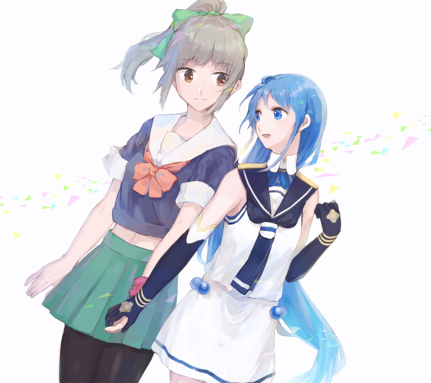 samidare and yuubari (kantai collection) drawn by myuu_(hellomagic)