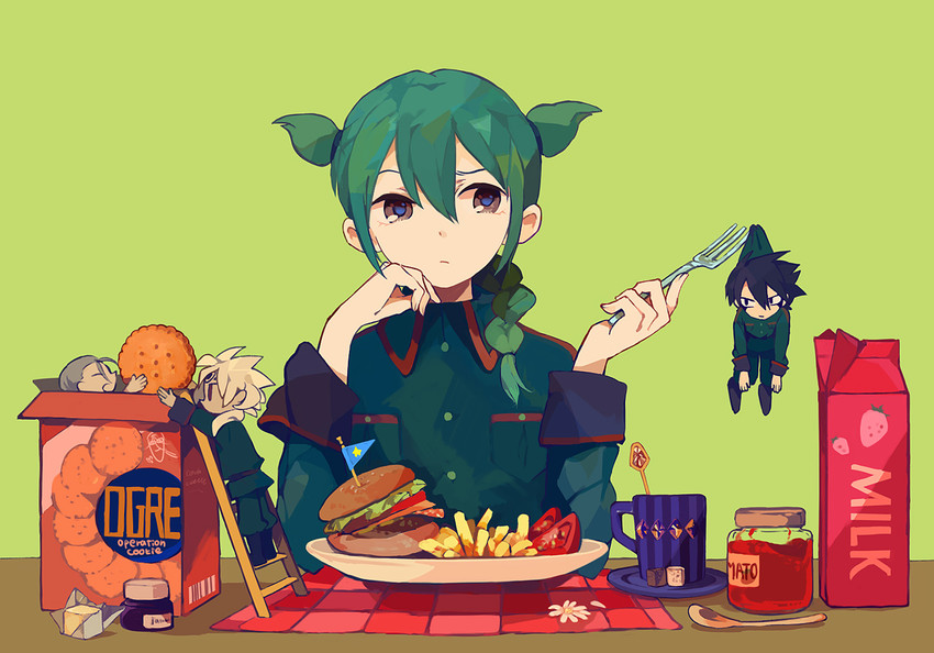mistorene callus, baddap sleed, eska bamel, and sandai mishima (inazuma eleven) drawn by sumi_(pixiv619693)