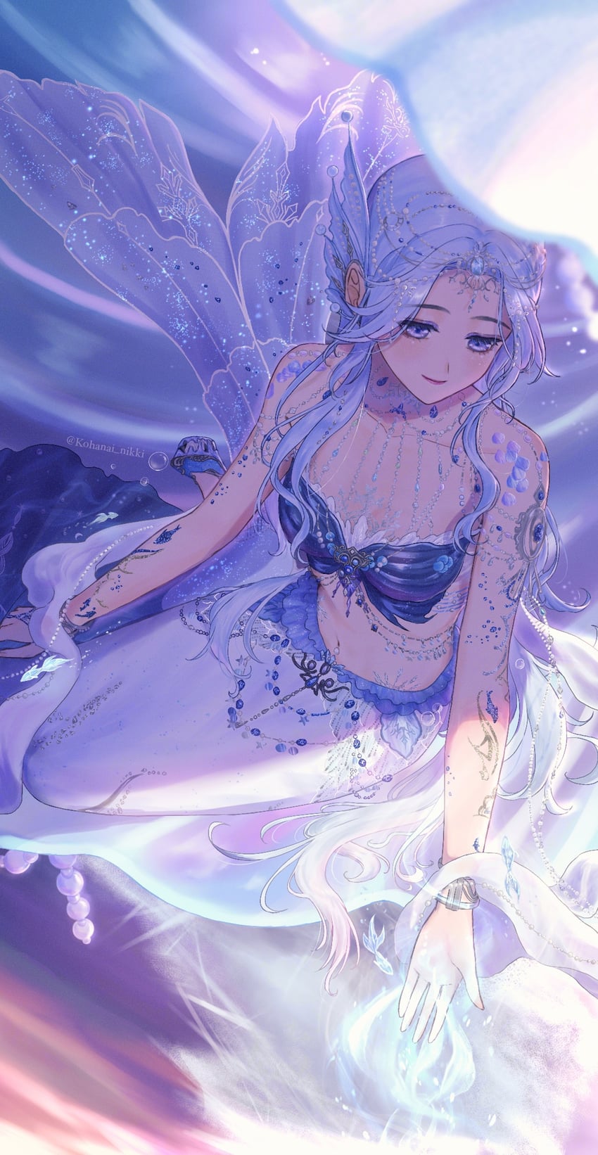 snowy ballad (nikki and 1 more) drawn by kohanai_setsuna