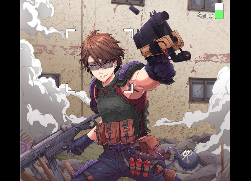 gunsguy (original) drawn by arina_chaika