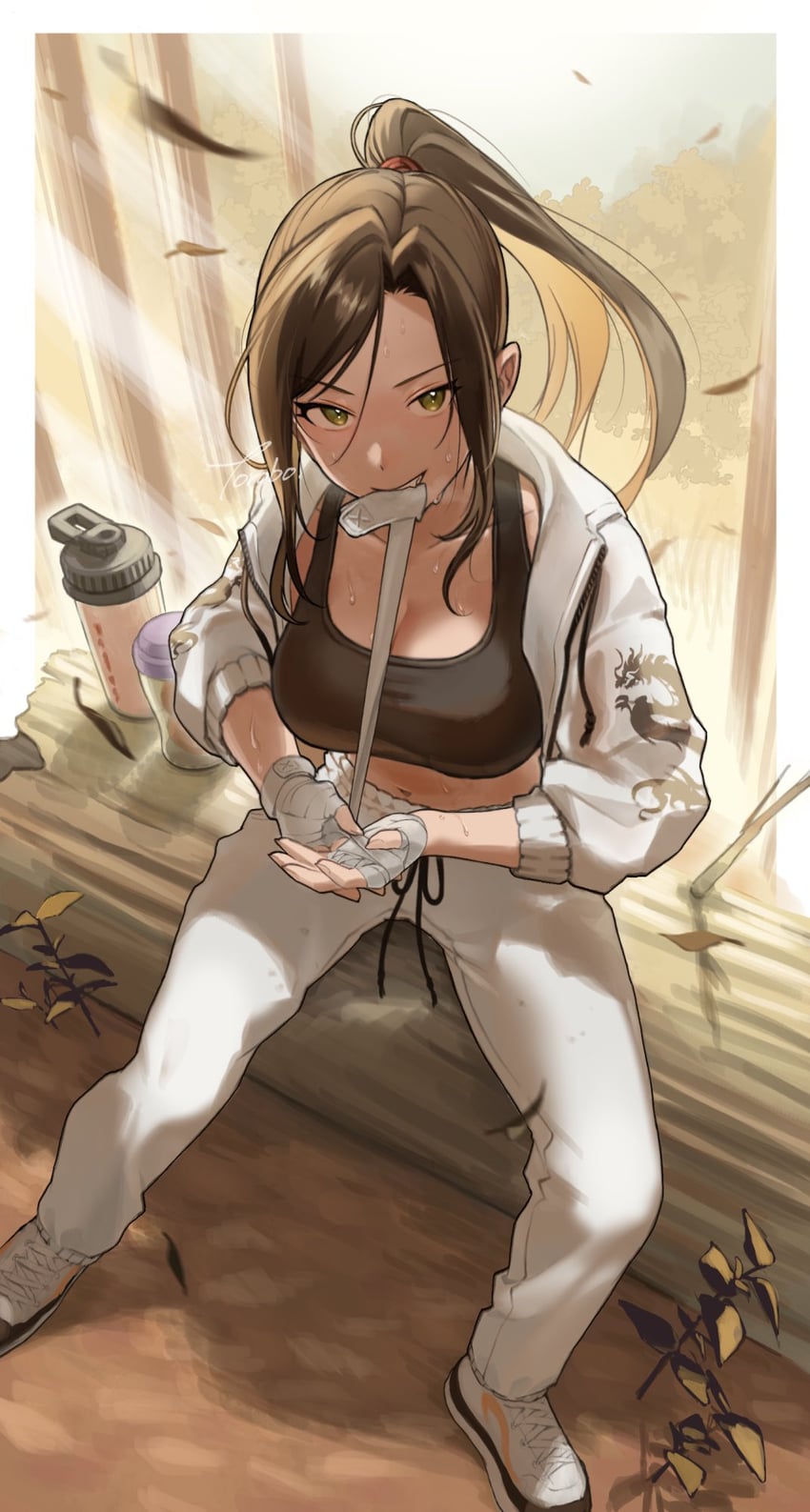 mukai takumi (idolmaster and 1 more) drawn by ro_torobo