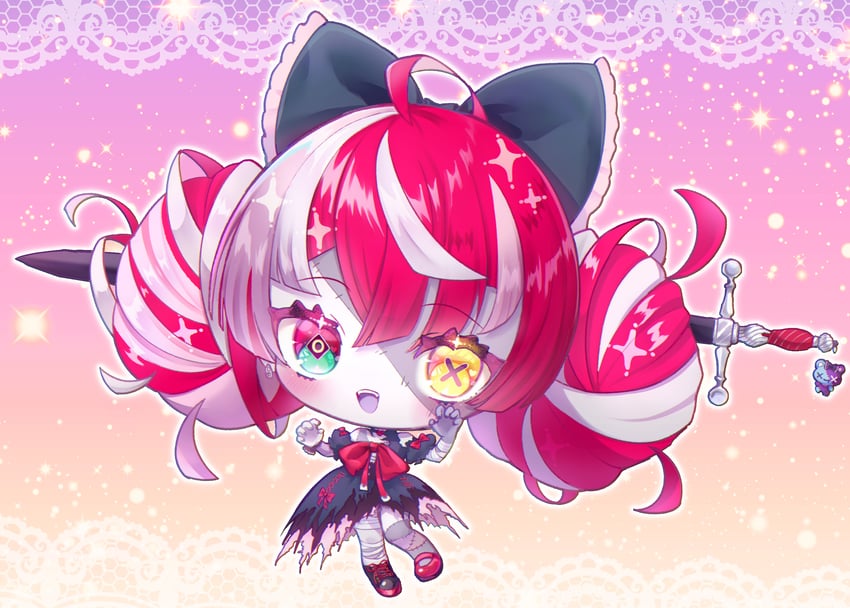 kureiji ollie (hololive and 1 more) drawn by kero-san_(keroooo_3)