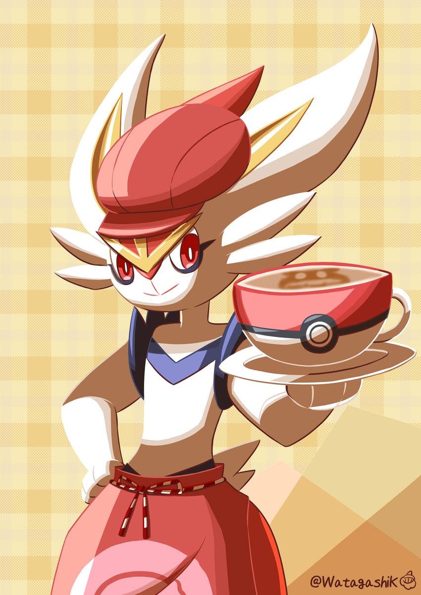 cinderace (pokemon and 1 more) drawn by watagashikn