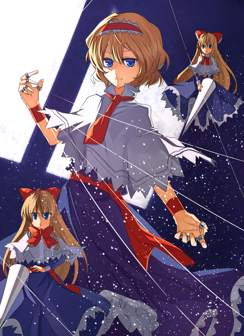 alice margatroid and shanghai doll (touhou) drawn by ashiwara_yuu