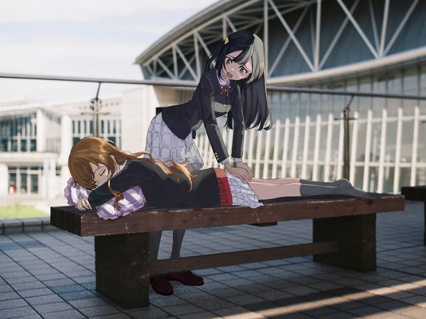 yuki setsuna and konoe kanata (love live! and 1 more) drawn by recycle_(uchi_mlk)