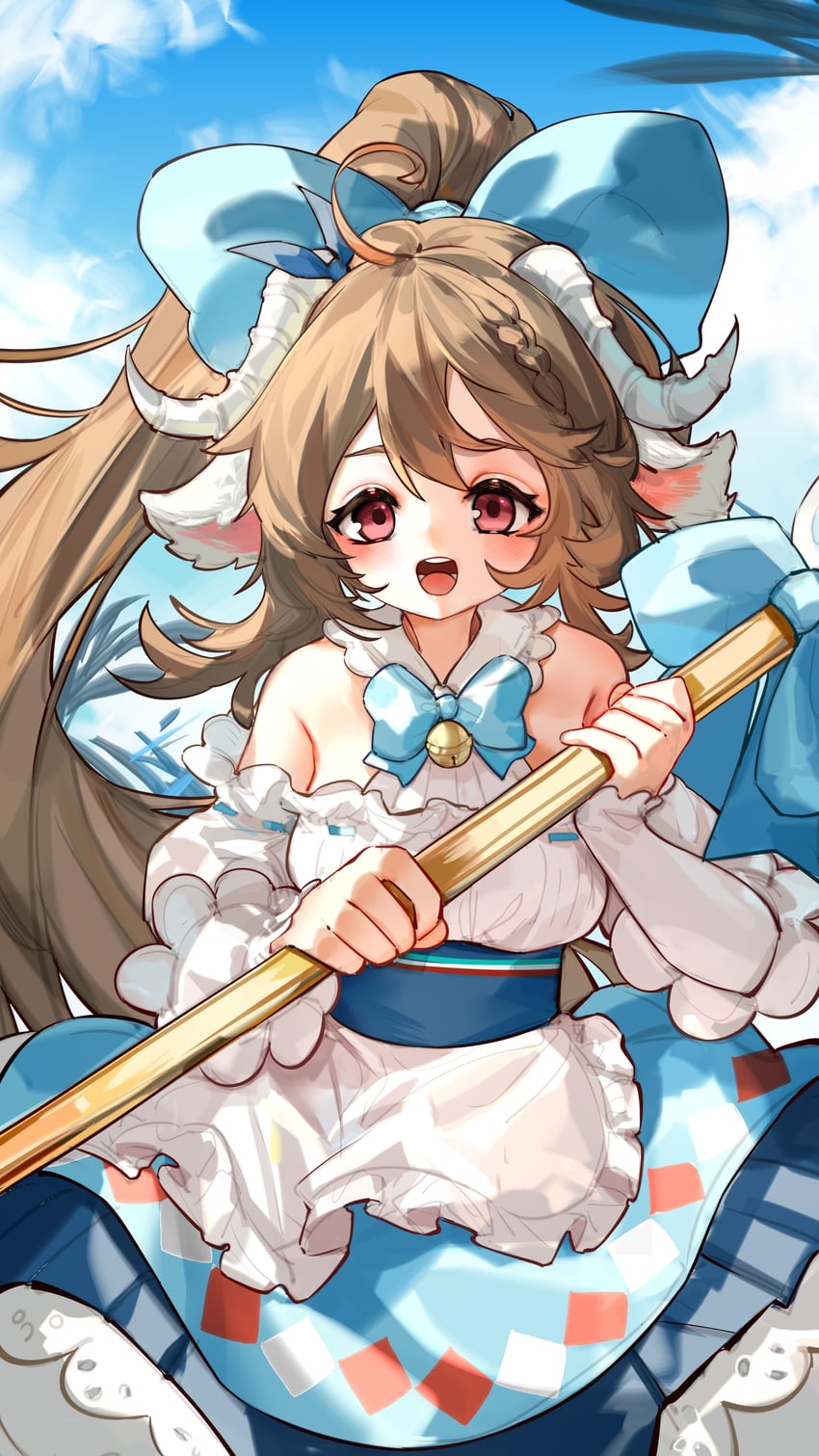 eyjafjalla and eyjafjalla the hvit aska (arknights) drawn by kourou_(kouroukun)