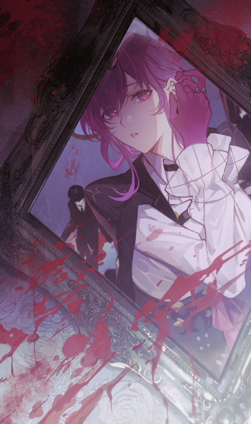 kafka (honkai and 1 more) drawn by zassyoku_dd