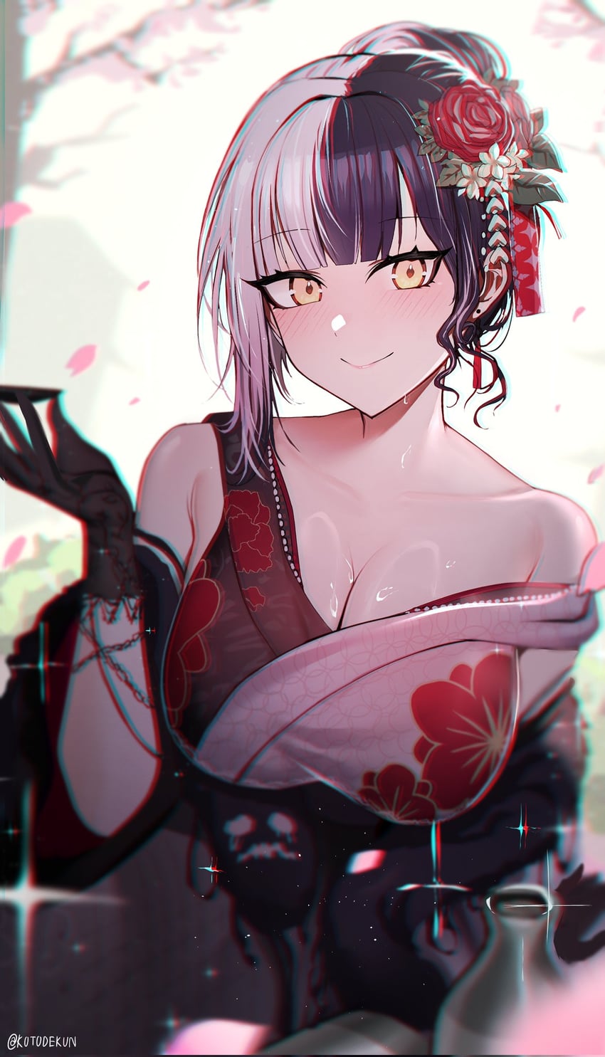 shiori novella (hololive and 1 more) drawn by kotodekun
