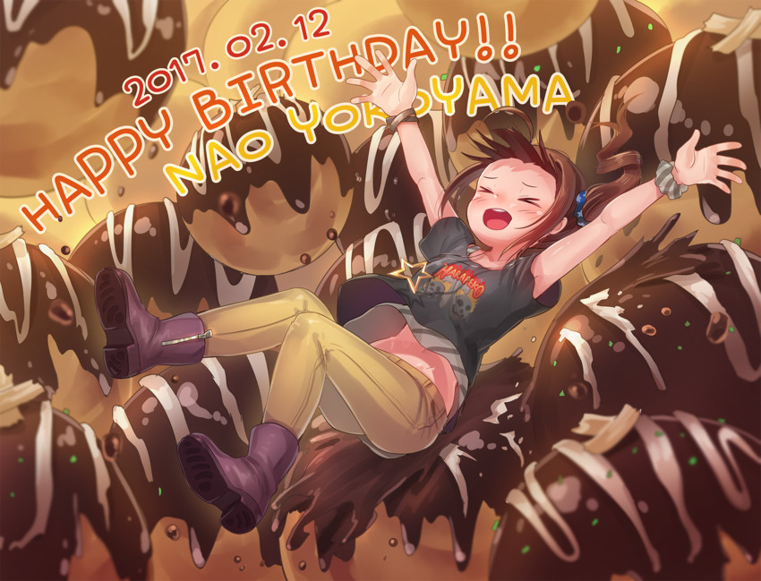 yokoyama nao (idolmaster and 1 more) drawn by kamille_(vcx68)
