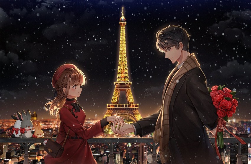 protagonist and li zeyan (love and producer) drawn by iji_(u_mayday)