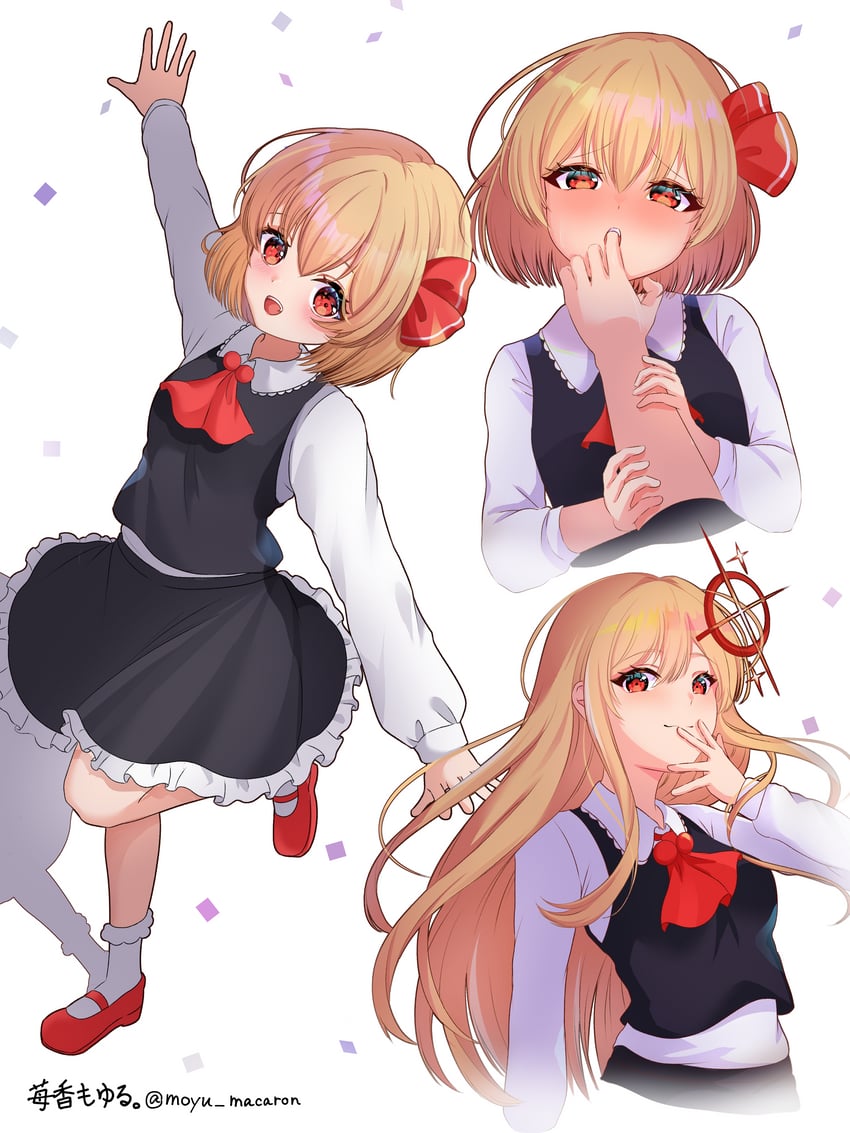 rumia and ex-rumia (touhou and 1 more) drawn by maika_mo_yuru