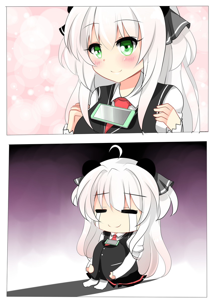 chiwa (original and 2 more) drawn by ikazu401
