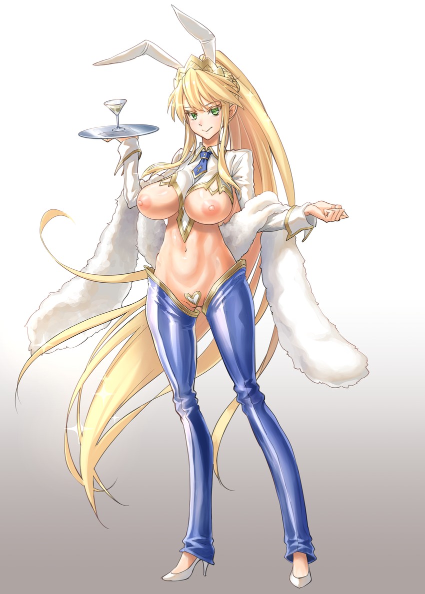 artoria pendragon (fate and 1 more) drawn by bai_linqin
