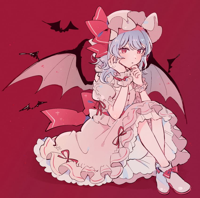 remilia scarlet (touhou) drawn by mozukuzu_(manukedori)