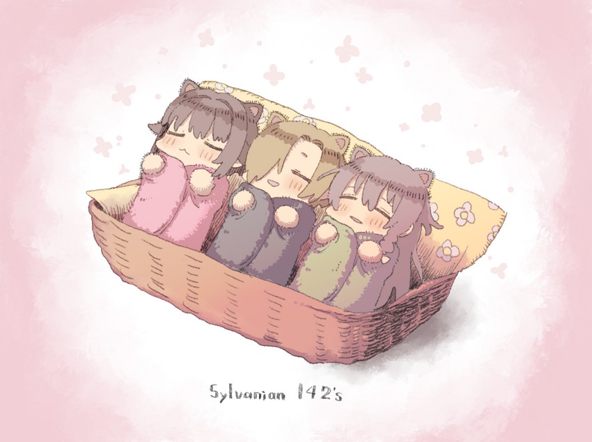 shirasaka koume, koshimizu sachiko, and hoshi syoko (idolmaster and 2 more) drawn by omochi_chowder