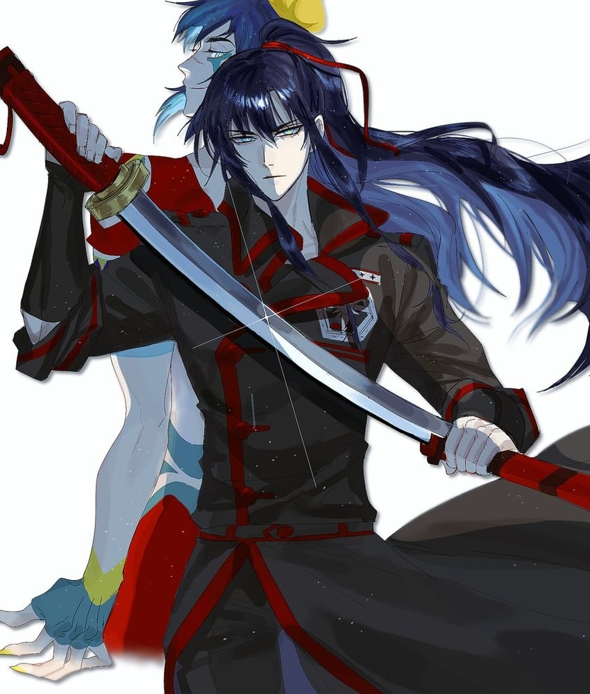 kanda yuu and alma karma (d.gray-man) drawn by user_caeh4238