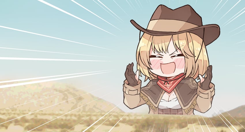 watson amelia (hololive and 1 more) drawn by kukie-nyan