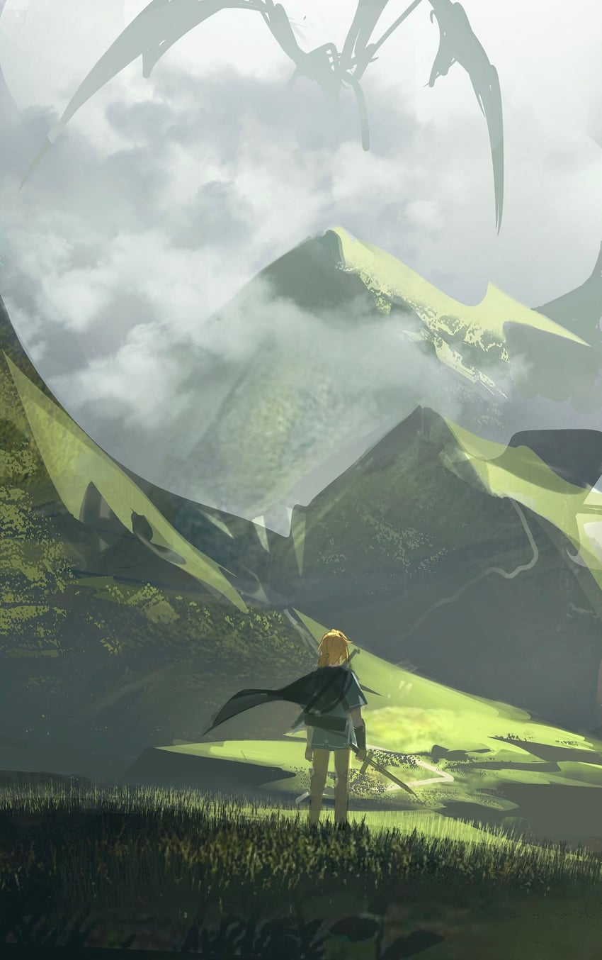 link (the legend of zelda and 1 more) drawn by urie