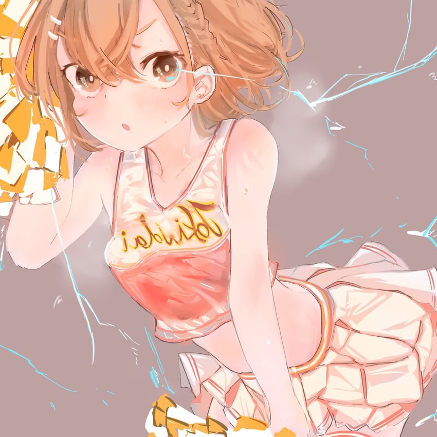 misaka mikoto (toaru majutsu no index and 1 more) drawn by eguma_(eggmayo100)