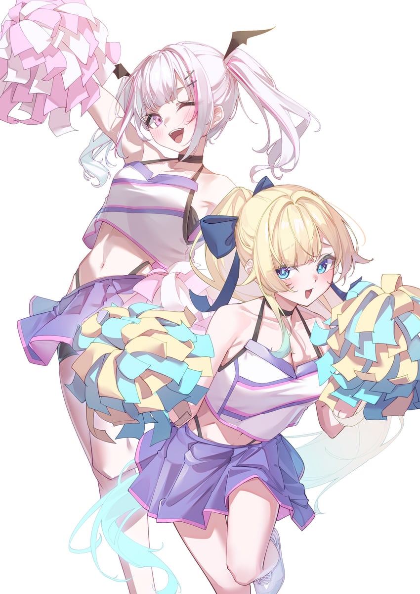 aizawa ema and asumi sena (vspo! and 1 more) drawn by kurumi_tsuchi