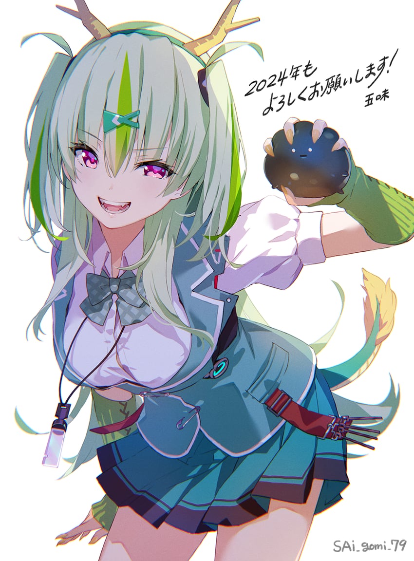 ooshima isuzu and narvy (heaven burns red) drawn by gomi_chihiro