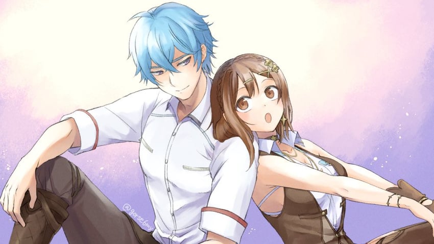 reisalin stout and bos brunnen (atelier and 1 more) drawn by hari_(gorse6my)