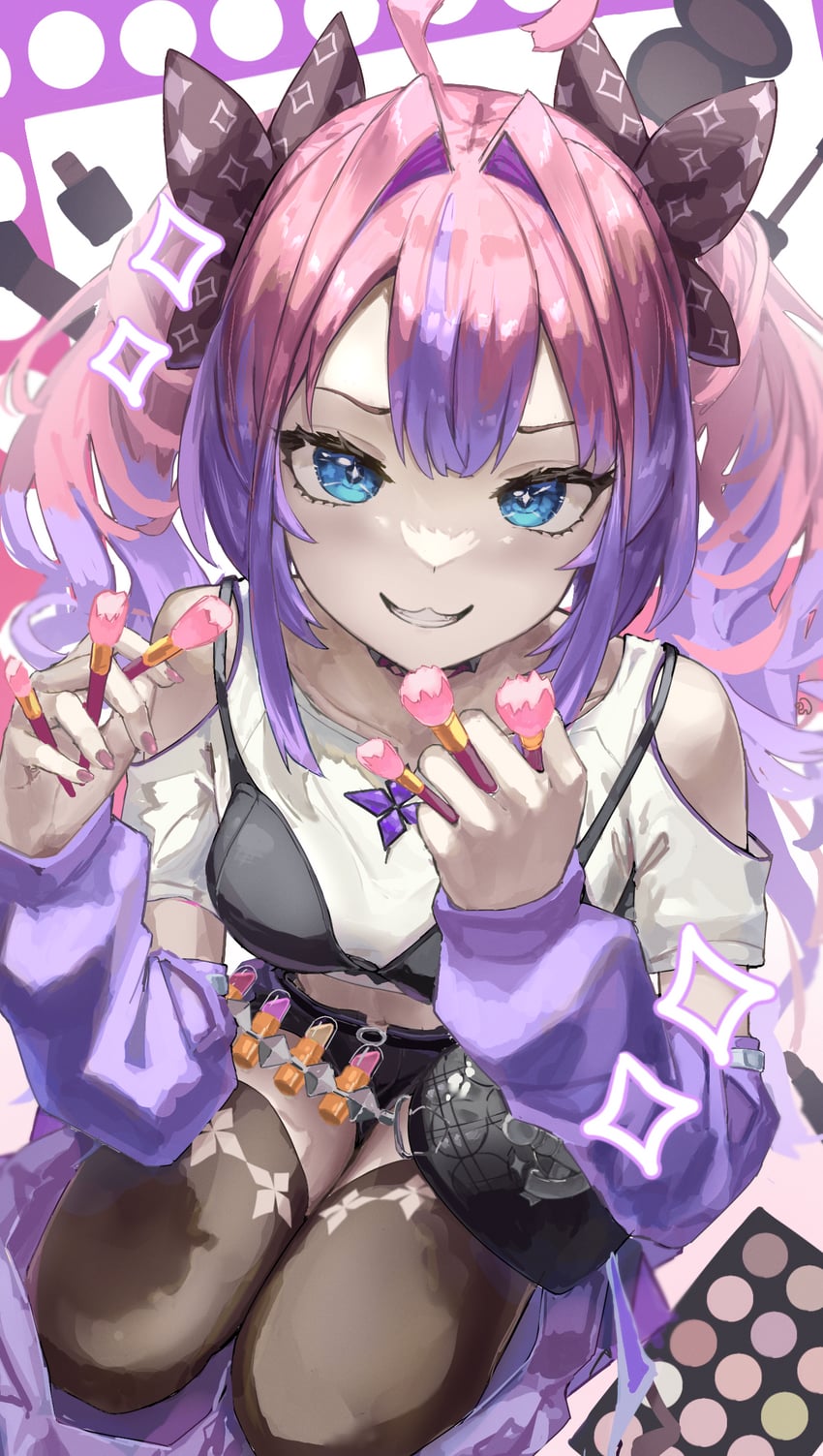 kikirara vivi (hololive and 1 more) drawn by lazyramen