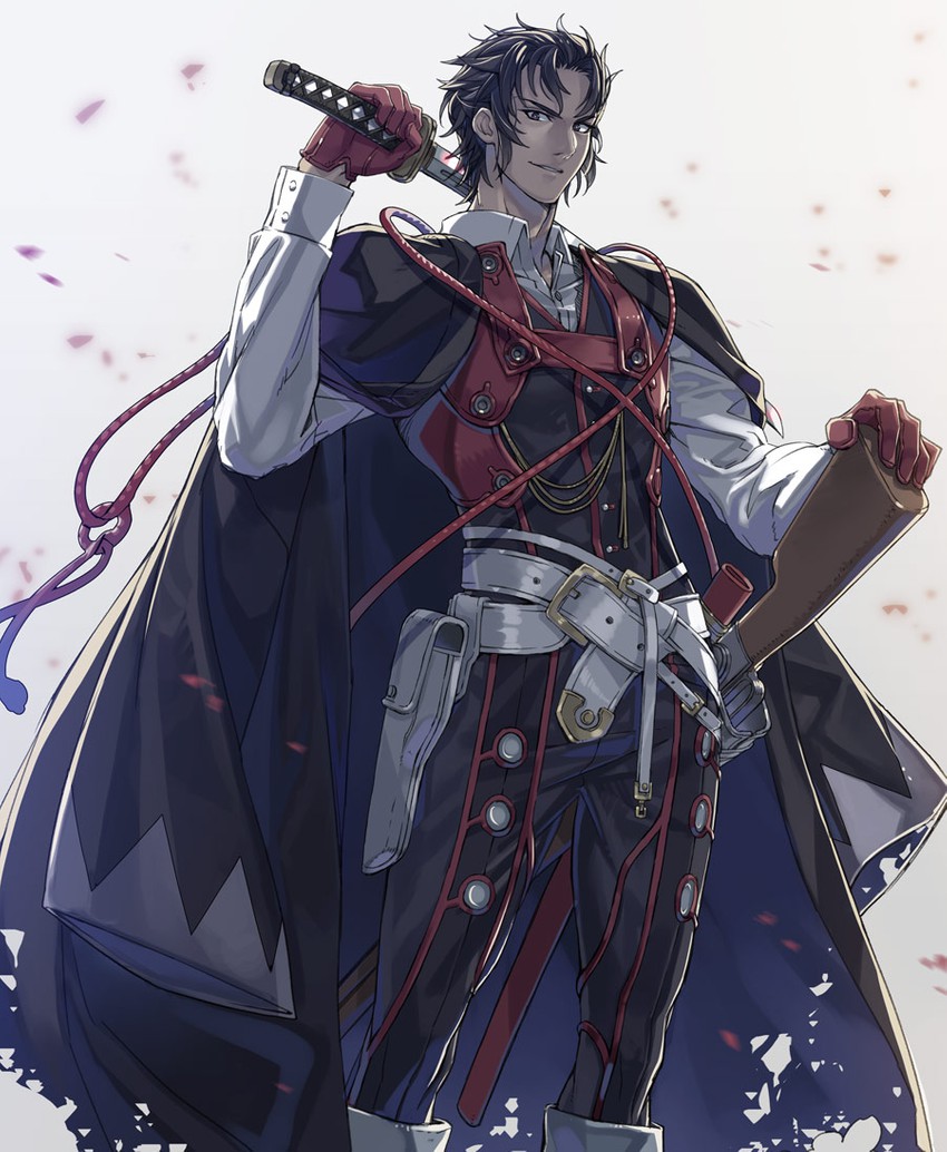 hijikata toshizou (fate and 1 more) drawn by yahako