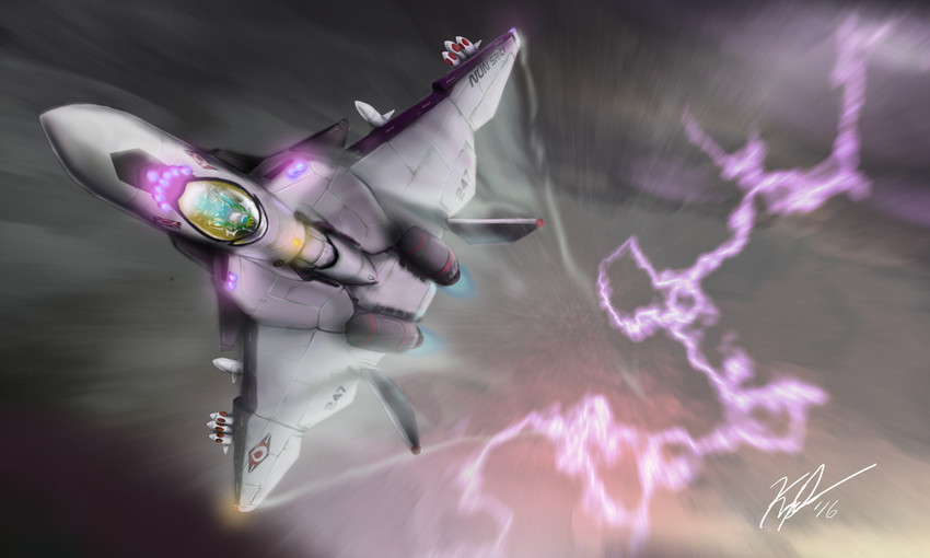 yf-30 (macross and 1 more) drawn by falconkpd