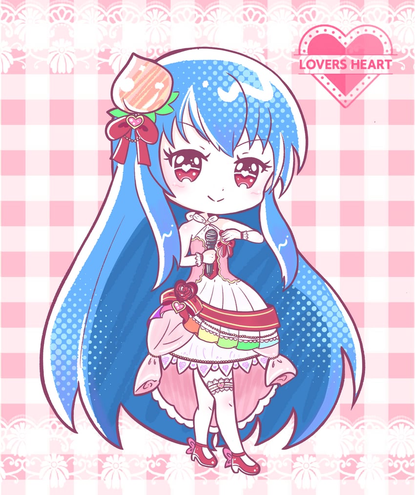 hinanawi tenshi (touhou and 1 more) drawn by plushanon