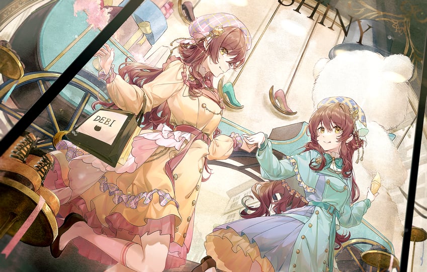 osaki amana and osaki tenka (idolmaster and 1 more) drawn by rain_(regen)