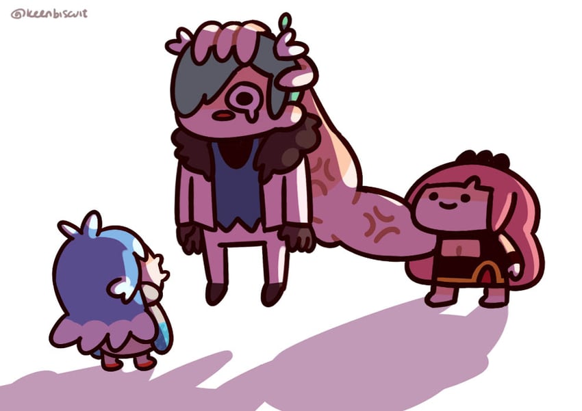 mori calliope, ceres fauna, kobo kanaeru, and ceres faun (hololive and 2 more) drawn by keenbiscuit