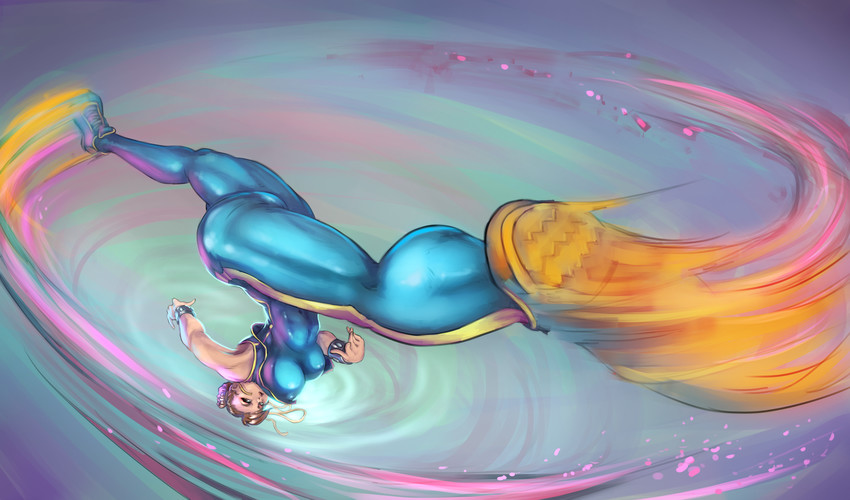 chun-li (street fighter and 1 more) drawn by cutesexyrobutts