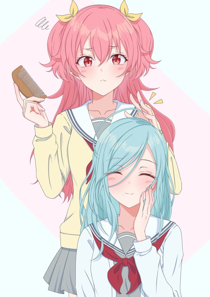 momoi airi and hinomori shizuku (project sekai) drawn by yoineko_(yoi41no)