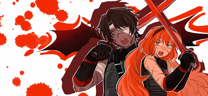 ishmael and heathcliff (project moon and 1 more) drawn by wu_kai_zajiao_shiyan_shi